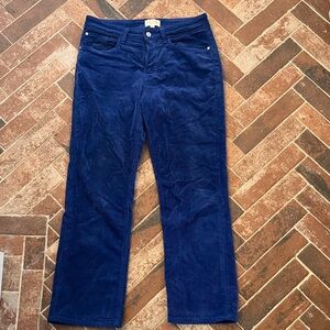 Pilcro Indigo Corduroy Trousers